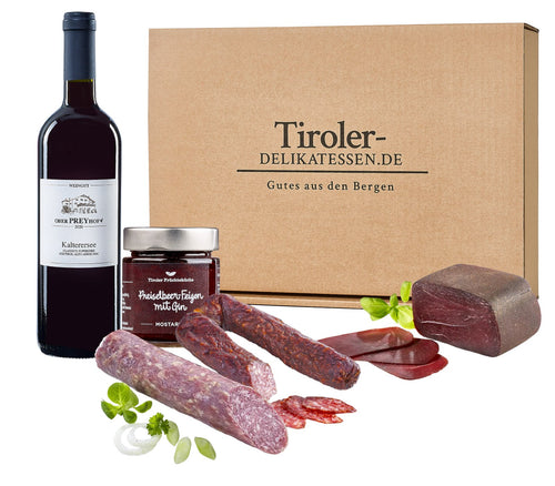 Salami-Schinken-Paket, Geschenkset "Wildes Tirol"