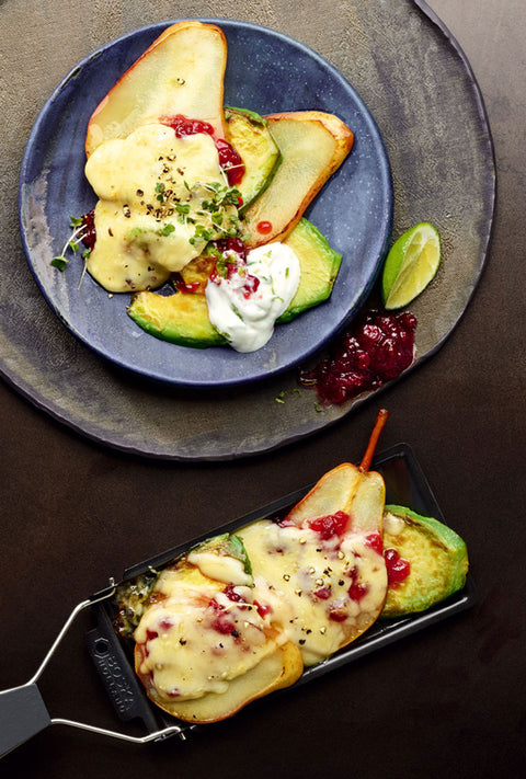 Süßes Raclette-Pfännchen mit Heumilch-Bergkäse