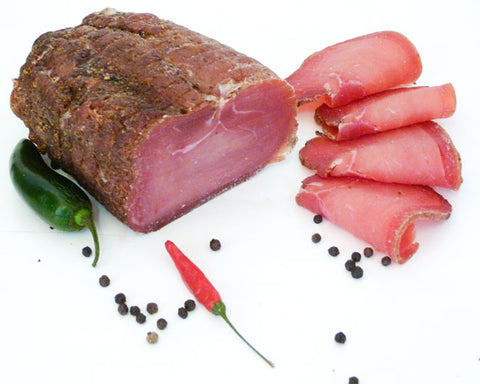 Speckzelten mit süßem Senf (deftig)