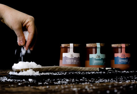 Alpensalz, Fleur de Sel aus österreichischer Alpensole (70g)