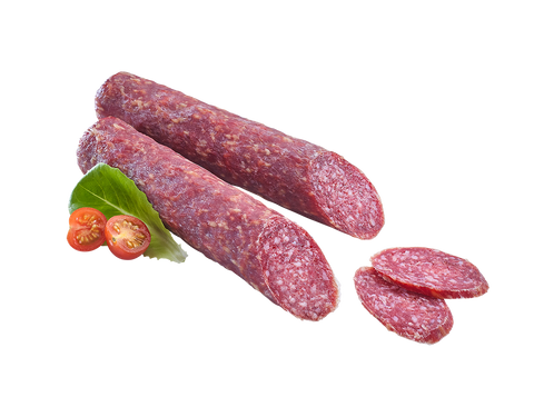 Wildsalami, luftgetrocknete Hirschrohsalami