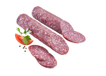 Wildsalami, luftgetrocknete Rehrohsalami
