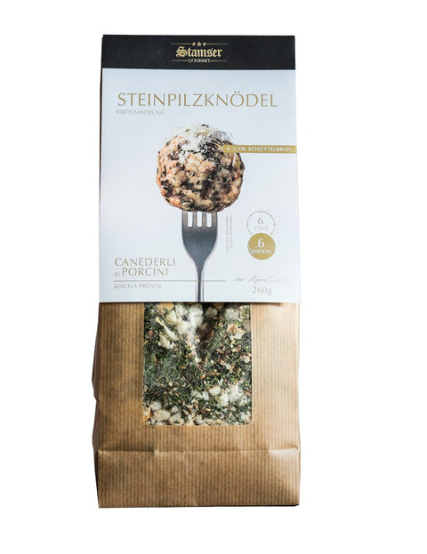 Gourmet Steinpilzknödel mit Schüttelbrot - Fertigmischung (260g)