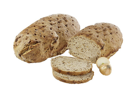 Zwiebel-Schinken-Brot, frisches Brot zum fertigbacken - 750g